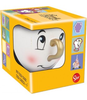 Taza 3D Chip La Bella y la Bestia Disney