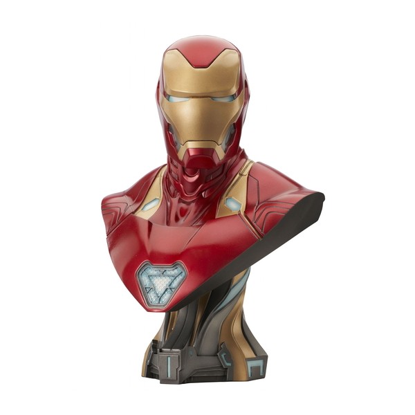 BUSTO LEGENDS IN 3D MARVEL LOS VENGADORES INFINITY WAR IRON MAN MK 50