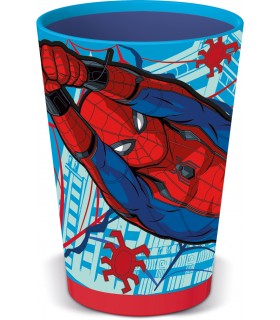 Vaso Antivuelco PP 470ml Spiderman