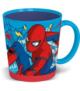 Taza Antivuelco PP 410ml Spiderman