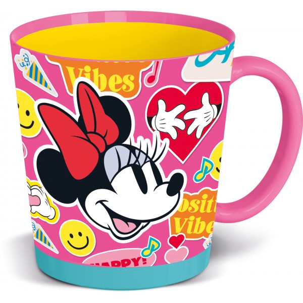 Taza Antivuelco PP 410ml Minnie