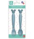 Set 2 Cubiertos  PP Forma Mickey Mouse