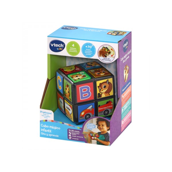 CUBO MAGICO INFANTIL GIRA Y APRENDE