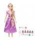 Muñeca Rapunzel Enredados Disney 80cm
