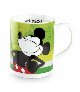 Disney - Taza Apilable Mickey Soy 350ml. Verde