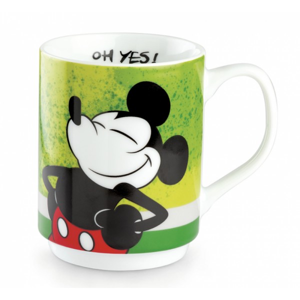 Disney - Taza Apilable Mickey Soy 350ml. Verde