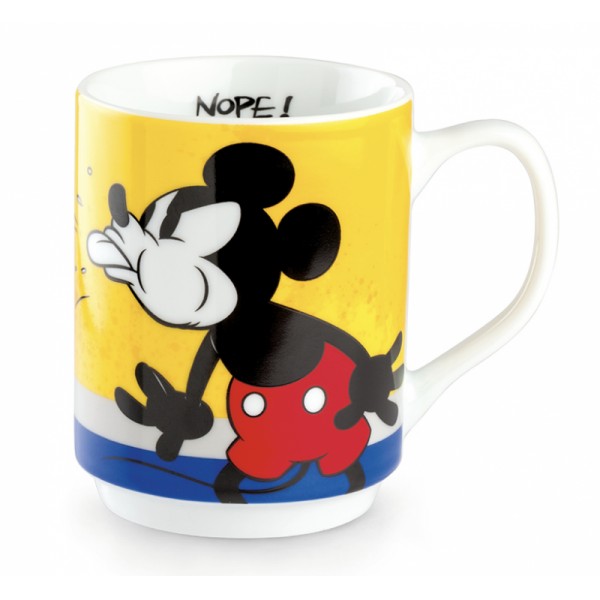 Disney - Taza Apilable Mickey Soy 350ml. Amarillo