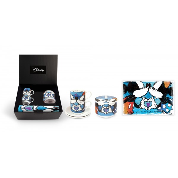 Juego de 2 tazas expresso - Sweet Love Minnie & Mickey