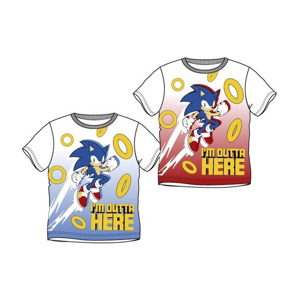 Camiseta infantil Sonic