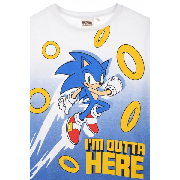 Camiseta infantil Sonic