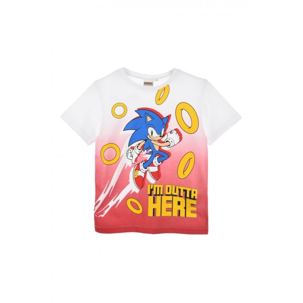 Camiseta infantil Sonic