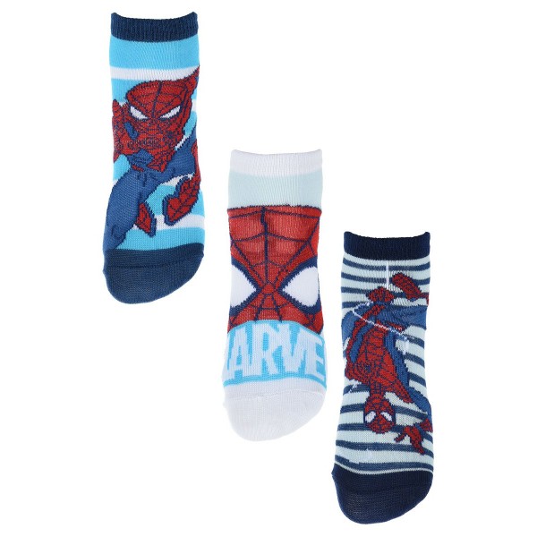 Pack 3 Calcetines Infantiles Spiderman