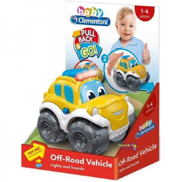 Coche Safari Retrofricción Con Luces Y Sonidos