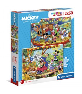 Puzzle Mickey and Friends Disney 2x60pzs