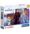 Puzzle cubo Frozen Disney 12pzs