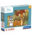 Puzzle cubo Bambi Disney 12pzs