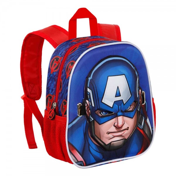 Capitán América Azul Mochila Mask Capitán América First