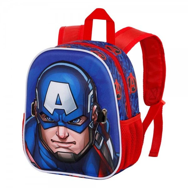 Capitán América Azul Mochila Mask Capitán América First