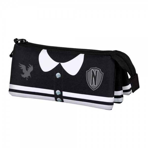 Miércoles Negro Portatodo Triple Fan 2.0 Miércoles Varsity