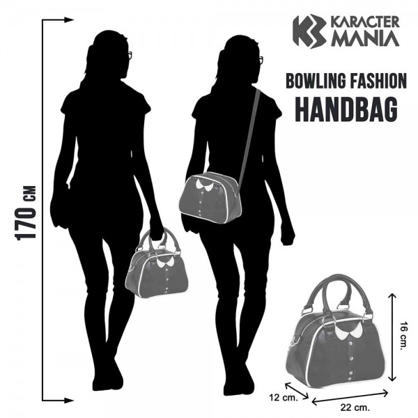 Bolso Bowling Fashion Miércoles Varsity Casual