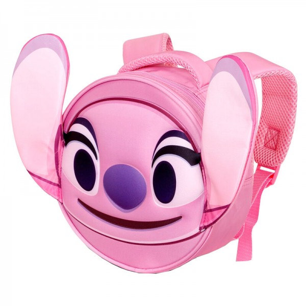 Mochila 3D Emoji Angel Stitch Disney 22cm