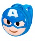 Mochila 3D Emoji Capitan America Marvel 22cm