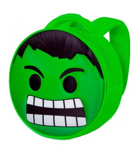 Mochila 3D Emoji Hulk Marvel 22cm