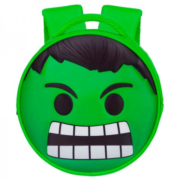 Mochila 3D Emoji Hulk Marvel 22cm