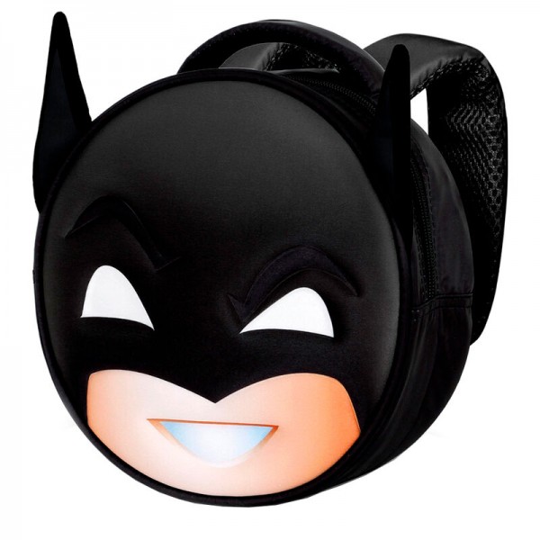 Mochila 3D Emoji Batman DC Comics 22cm