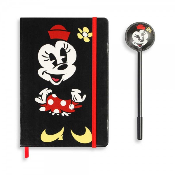 Diario + Bolígrafo Fashion Minnie Mouse Face