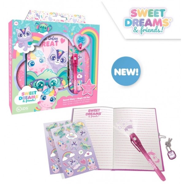 DIARIO CON BOLIGRAFO MAGICO SWEET DREAMS
