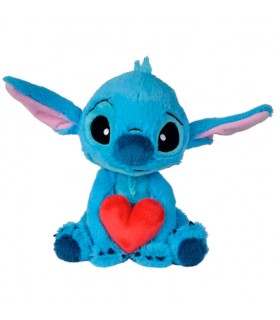 Peluche corazon Stitch Disney 25cm