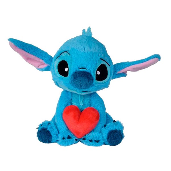 Peluche corazon Stitch Disney 25cm