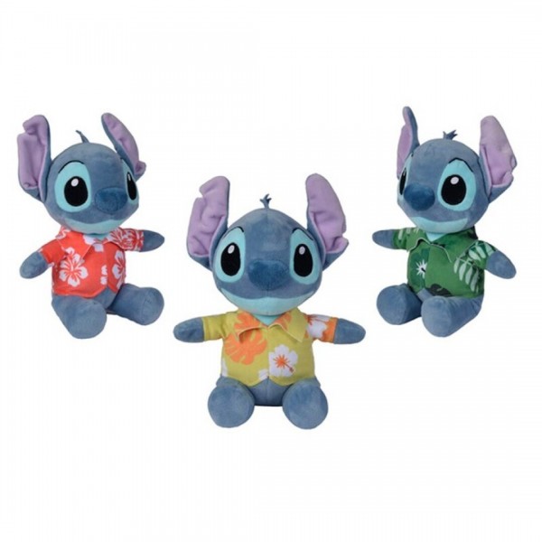 Peluche Stitch Hawaii 25 cm, 3 surtidos