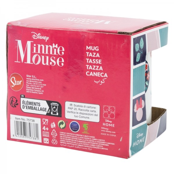 TAZA CERAMICA MINNIE 325 ML