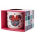 TAZA CERAMICA DESAYUNO 400 ML EN CAJA REGALO MINNIE MOUSE GARDENING