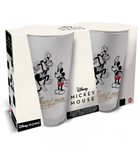 Set 2 vasos casual 490ml Mickey Mouse vintage