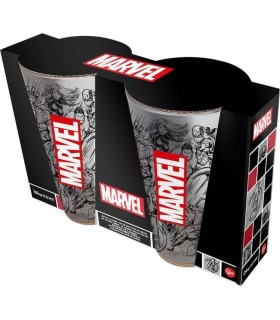 Set 2 vasos casual Marvel 490ml