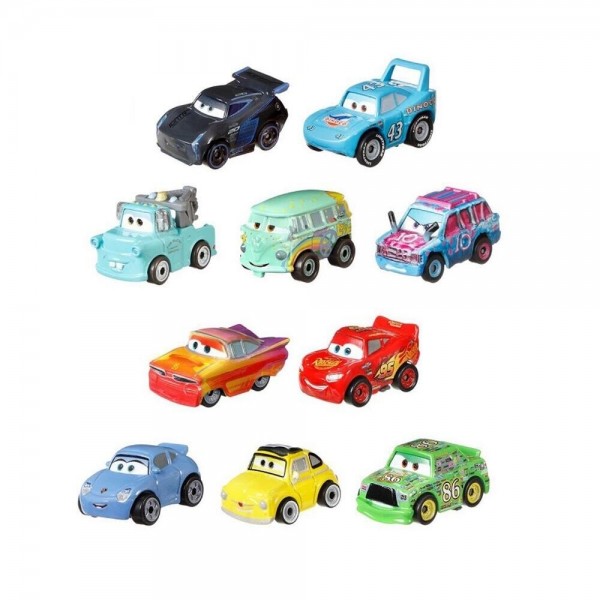 Cars Pack 10 Mini Vehículos
