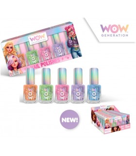 Esmalte De Uñas Pack De 5 Botes Colores Pastel Wow Generation
