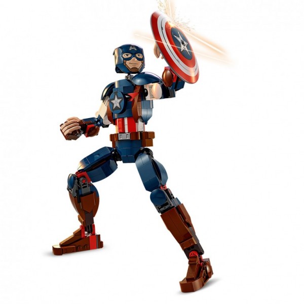 FIGURA PARA CONSTRUIR: CAPITÁN AMÉRICA S. HEROES 76258 LEGO