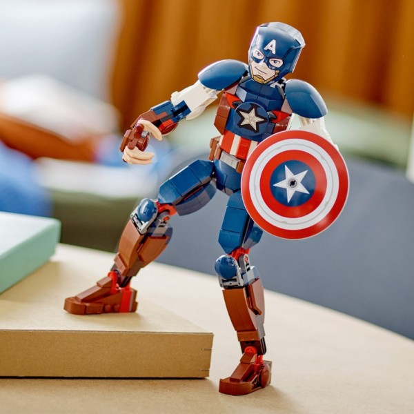 FIGURA PARA CONSTRUIR: CAPITÁN AMÉRICA S. HEROES 76258 LEGO