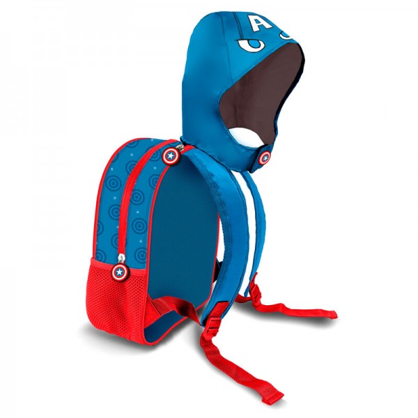 Mochila capucha Capitan America Marvel 31cm