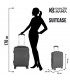 Maleta trolley ABS Uniform Miercoles 55cm