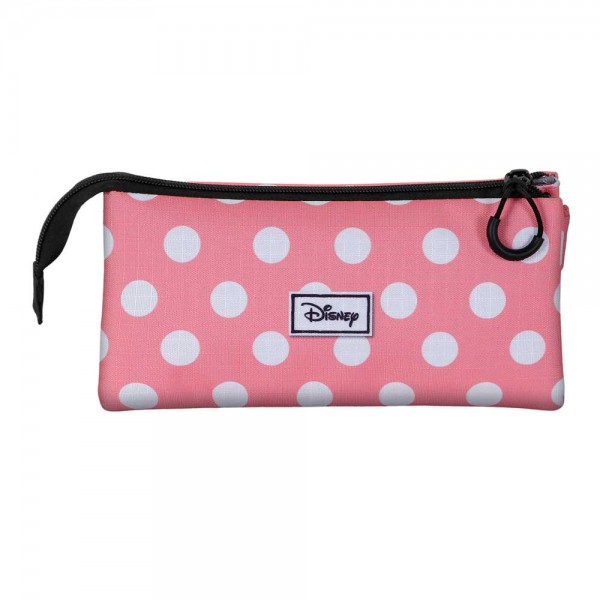 MINNIE MOUSE ROSA ESTUCHE PORTATODO TRIPLE MINNIE MOUSE CLOSER