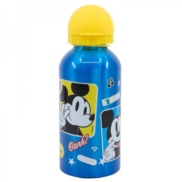 BOTELLA ALUMINIO PEQUEÑA 400 ML MICKEY MOUSE FUN-TASTIC
