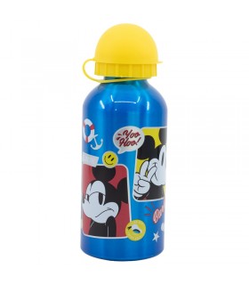 BOTELLA ALUMINIO PEQUEÑA 400 ML MICKEY MOUSE FUN-TASTIC