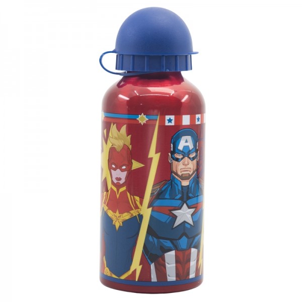 BOTELLA DE ALUMINIO 400 ML AVENGERS COMIC HEROES