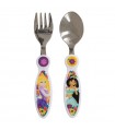 SET DE 2 CUBIERTOS METÁLICOS DISNEY PRINCESS BRAVE AND BOLD