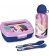 SET URBAN VUELTA AL COLE 4 PCS (BOTELLA ALUMINIO 400 ML Y SANDWICHERA CON CUBIERTOS) FROZEN TRUST THE JOURNEY